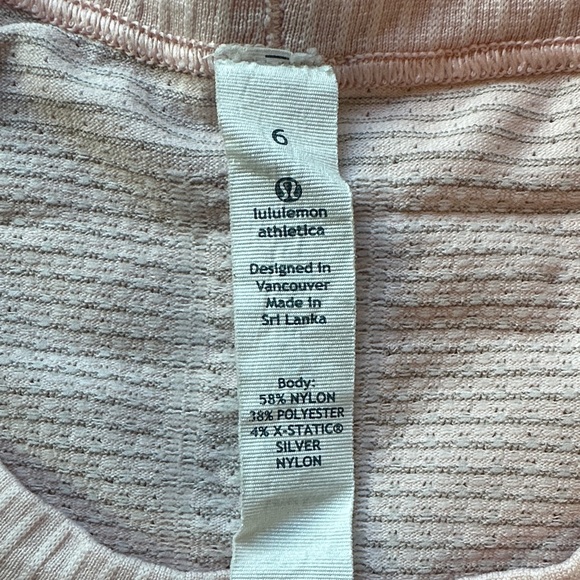 lululemon athletica Light Pink Short Sleeve Tee - Picture 3 of 3